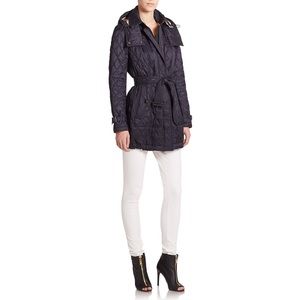 finsbridge belted quilted jacket